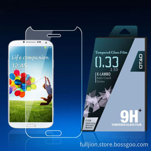 Anti-crack unbreakable screen protector for mobile, made of 0.2mm tempered glass super thin